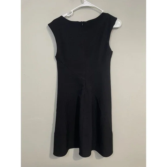 M.M. Lafleur Pauline Dress in‎ Black Size 2 Classic Quiet Luxury LBD - Picture 4 of 8